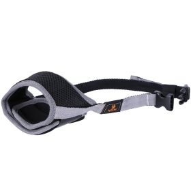 Mouth Cover To Prevent Eating Indiscriminately Large Labrador Dog (Option: Grey-XS)